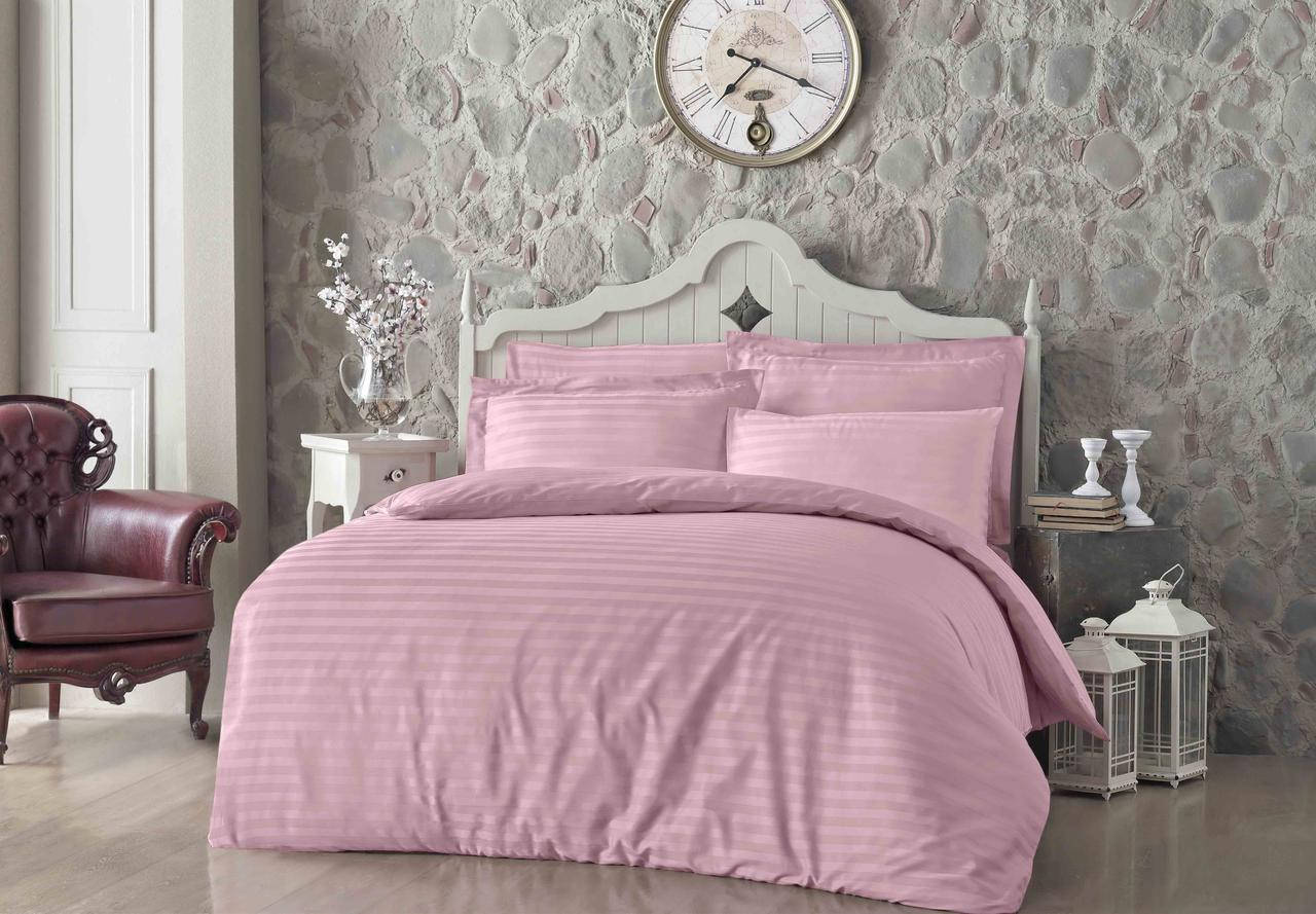 

Комплект постельного белья сатин Altinbasak евро размер Pembe, Розовый
