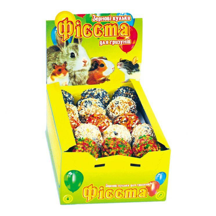 

Шарики зерновые Фиеста для грызунов (цена за 1 шарик)