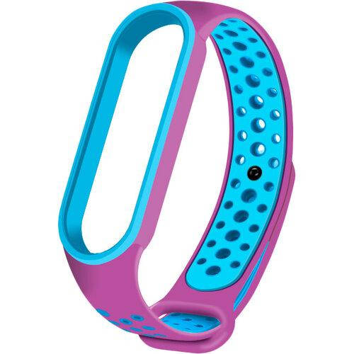 

Ремешок для Xiaomi Mi Band 5 NIKE Sport Purple-blue