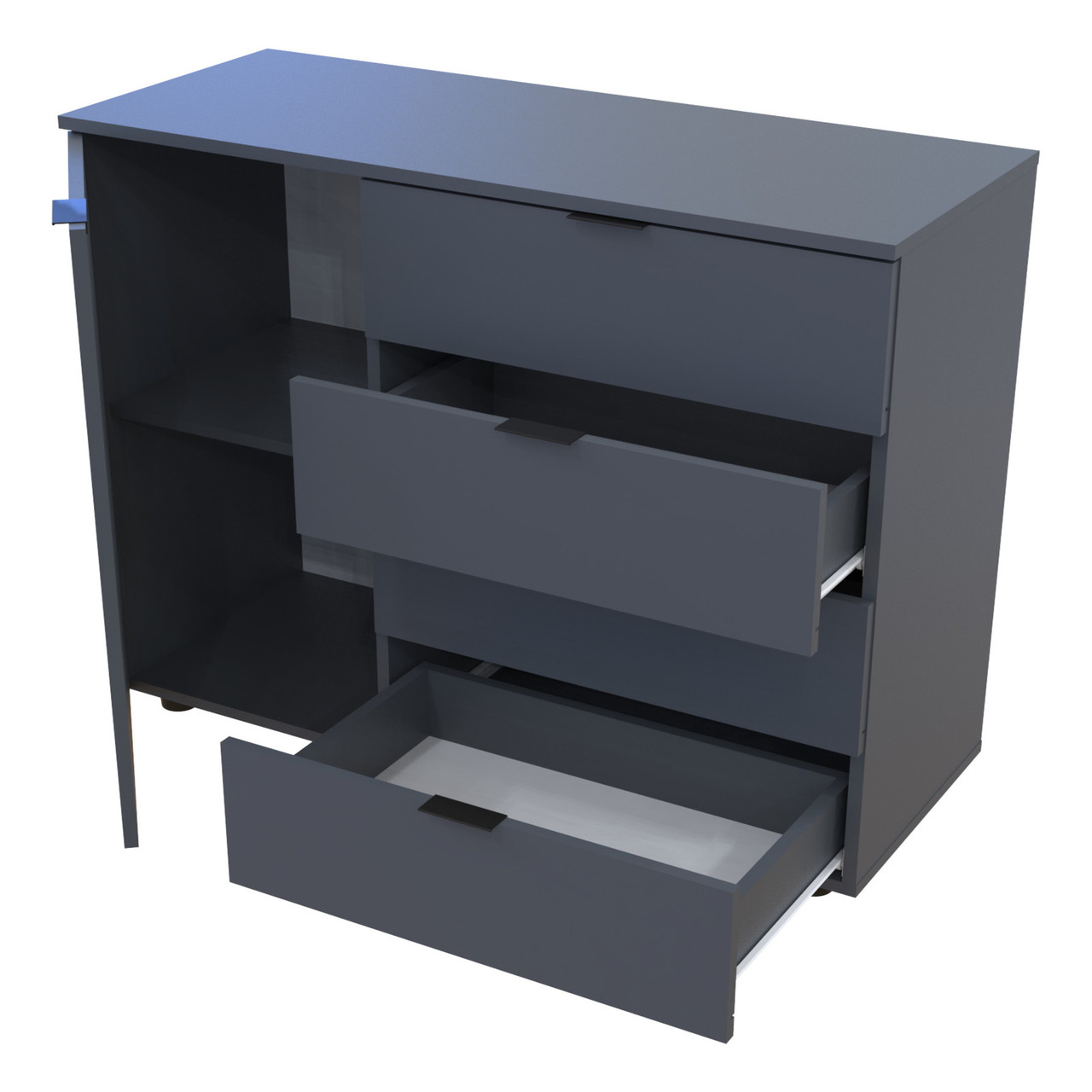 Комод Doros GС1 Графіт 100х40х81,2 (41510069) 3