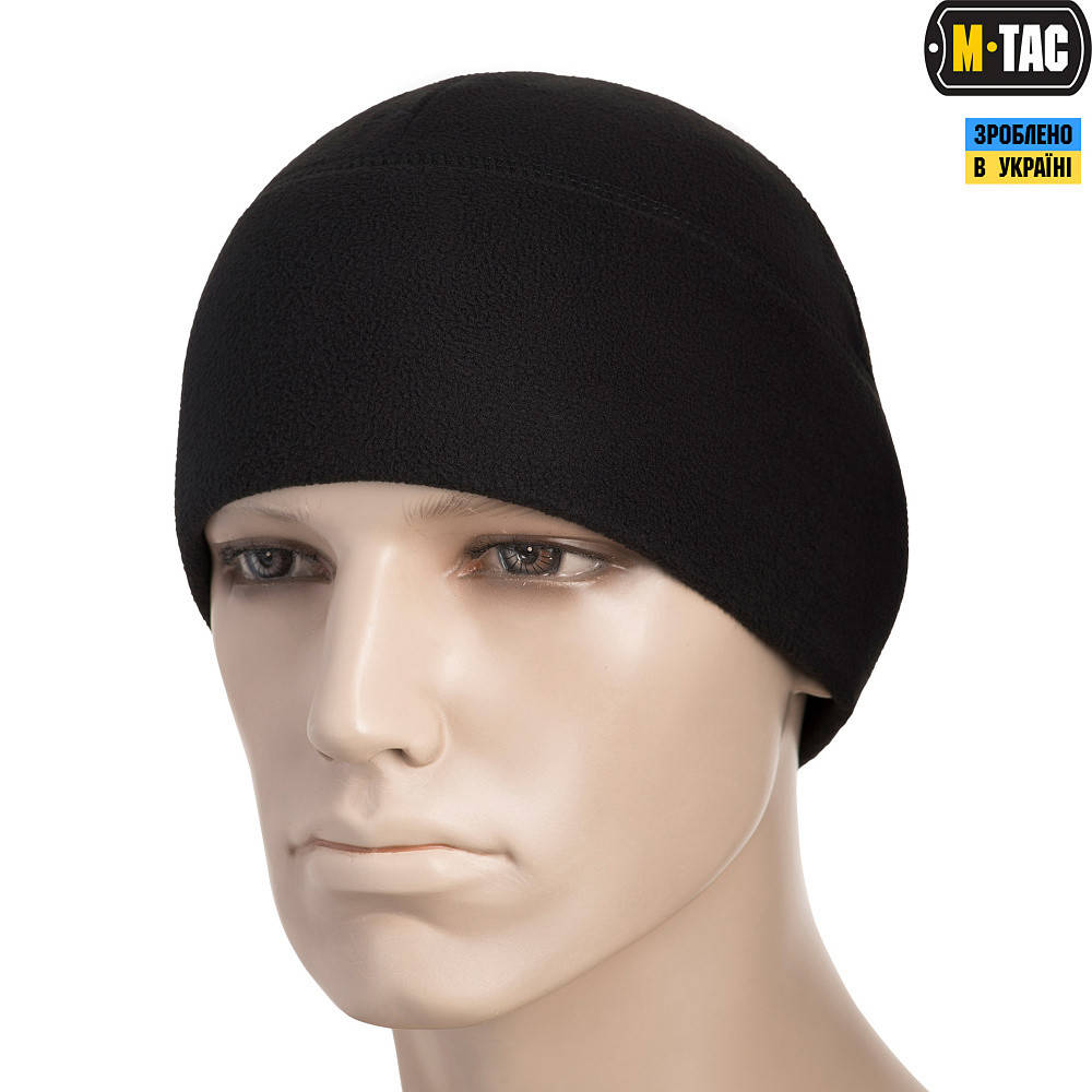 

M-Tac шапка Watch Cap Elite флис (260г/м2) Black M/57-58, Черный