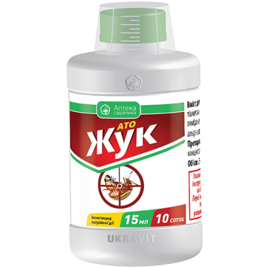 

Инсектицид АТО Жук 15мл УКРАВИТ 1062
