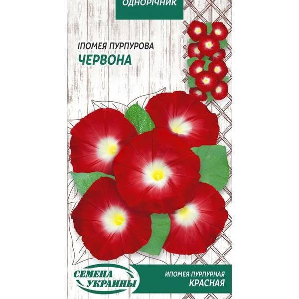

Ипомея Пурпурная КРАСНАЯ 0,5г (10пачек) ТМ СЕМЕНА УКРАИНЫ, Красный