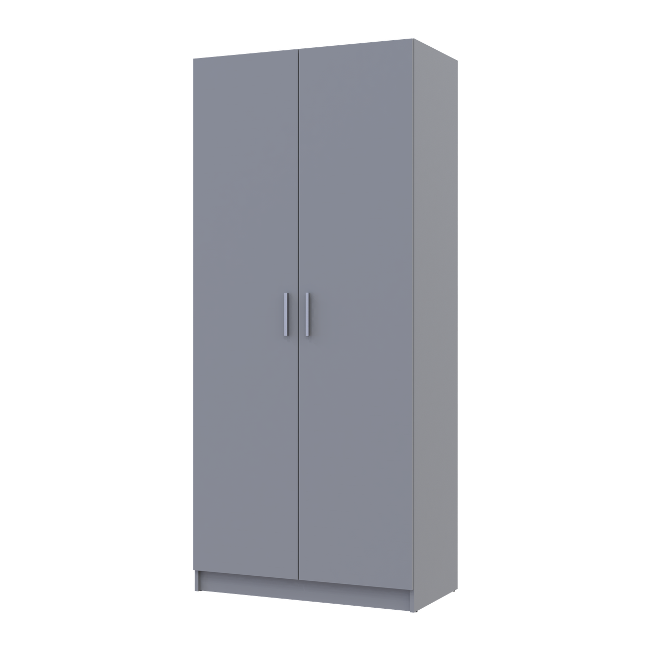 Шафа для одягу Doros Promo з полицями Сірий 2 ДСП 90х48х204 (80737770) 3