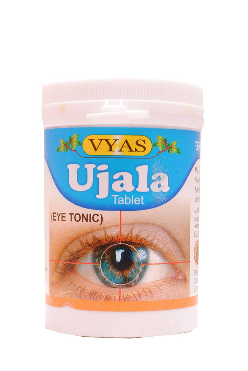 

UJALA EYE TONIC (100TAB) VYAS. УДЖАЛА - ТОНИК ДЛЯ ГЛАЗ, 100 ТАБ. ВЬЯС