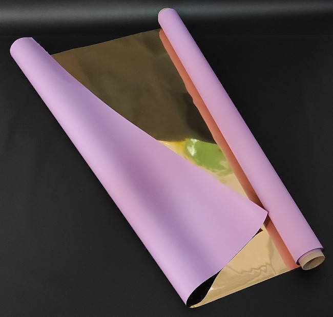 

Пленка матовая калька флористическая матовый металл 60 см Х 10 м сиреневый