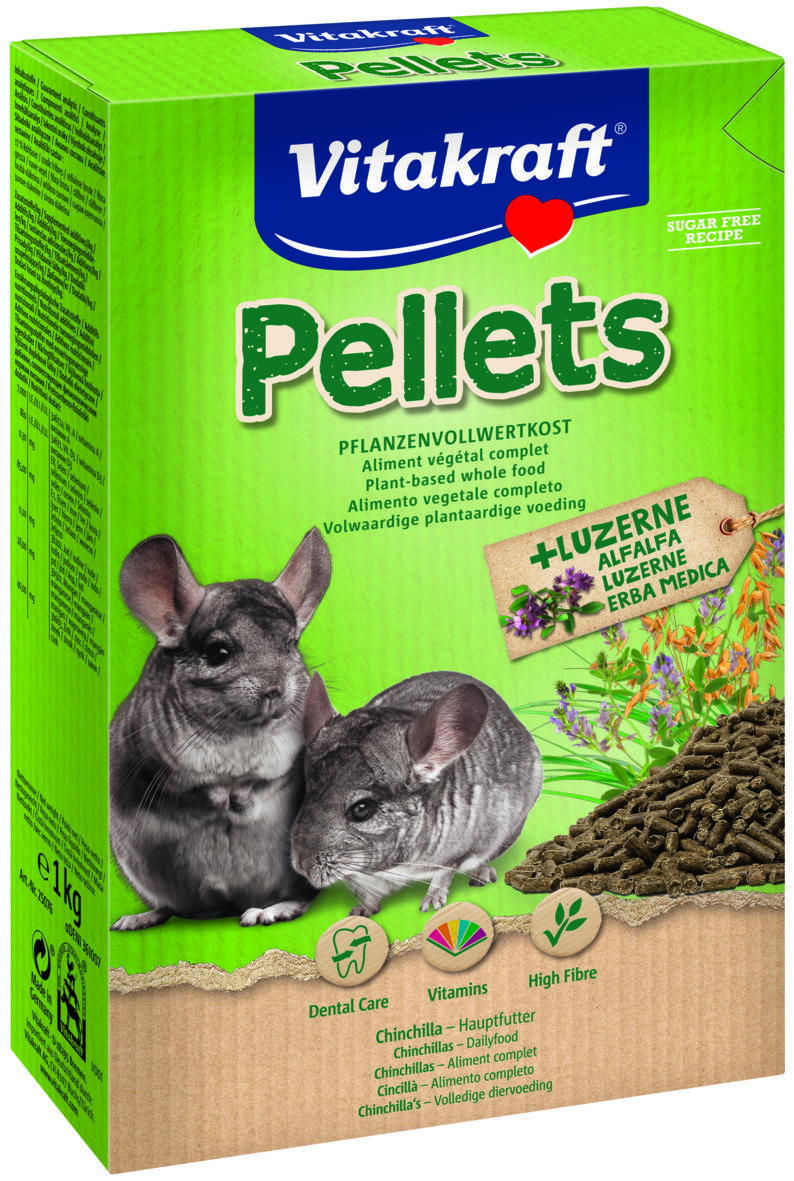 

Корм для шиншилл PELLETS 1кг