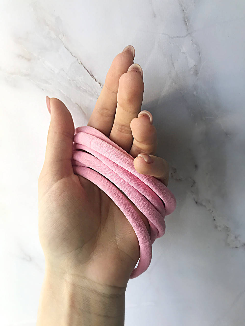 

Детская бесшовная мягкая повязка  розового цвета, Розовый