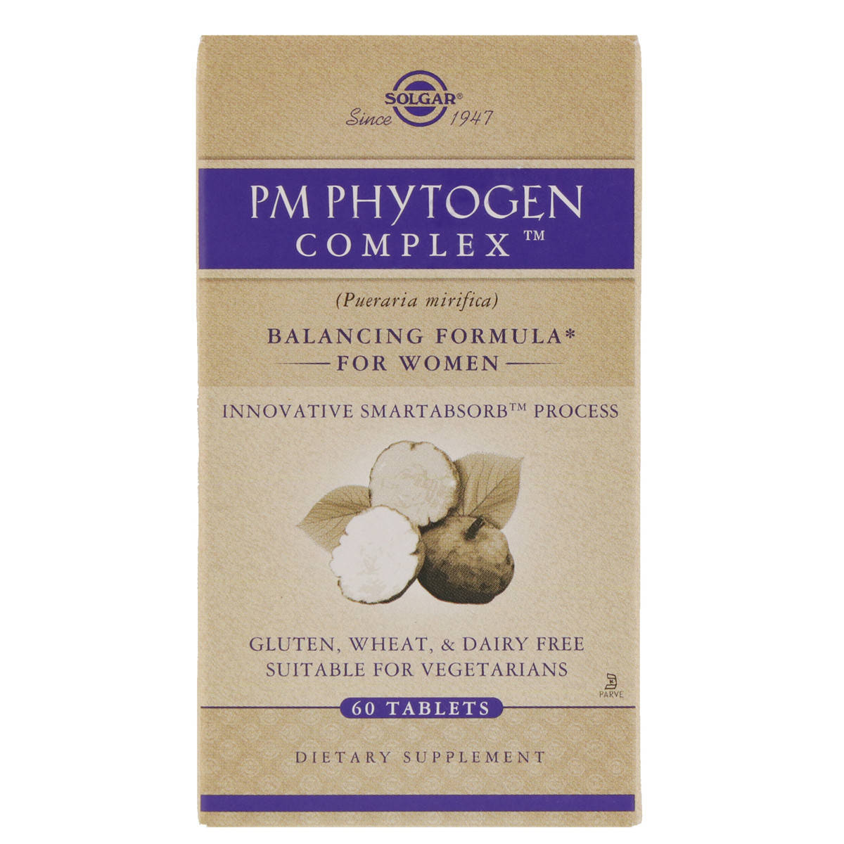 

Менопауза комплекс для женщин Solgar PM Phytogen Complex 60 таблеток (SOL02313)