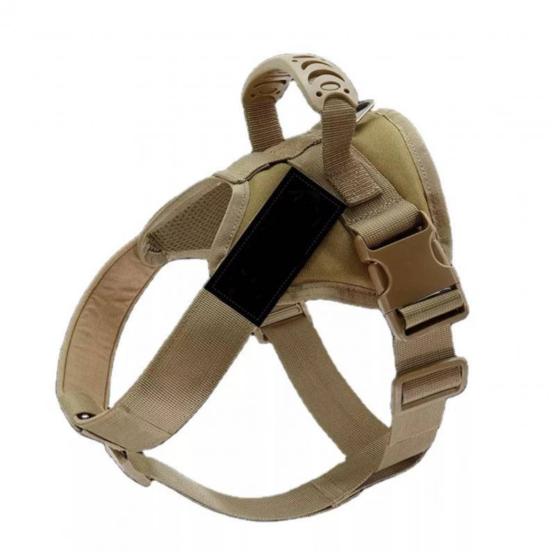

Шлея для собак Harness, тактический жилет с ручкой, Хаки L (70-90 см)