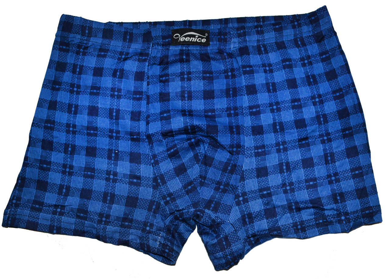 

Трусы боксерки мужские Venice 10040 (синий) катон/бамбук 4XL