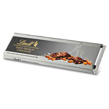 

Шоколад Lindt Swiss Premium Dark Chocolate Sea Salt Almonds 300 g
