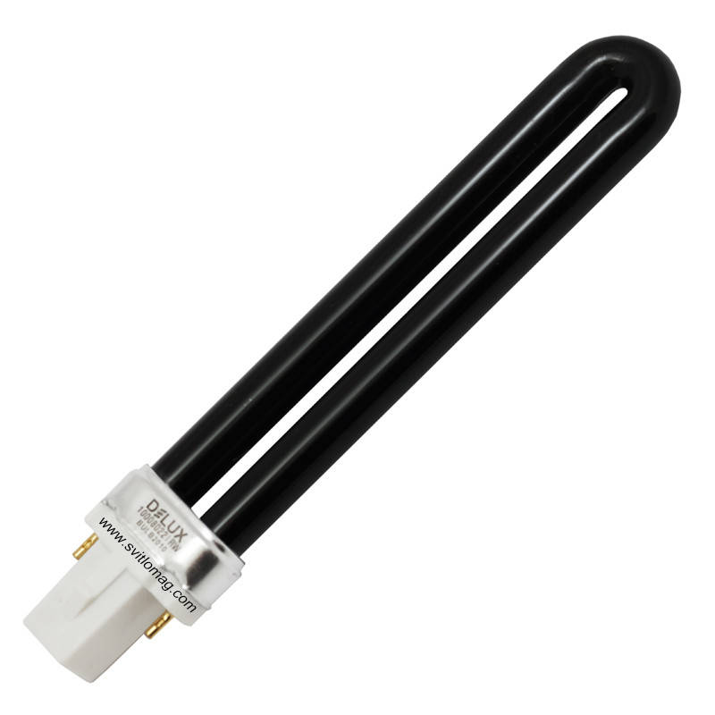 

Лампа люминесцентная ультрафиолетовая PL 9w DELUX BLB G23