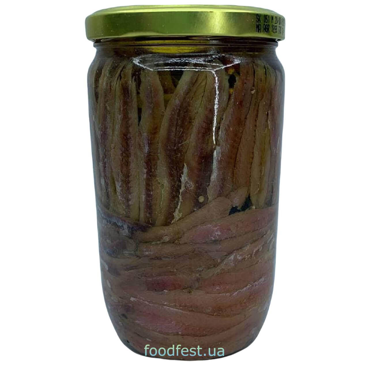 

Анчоусы целые 720/420г
