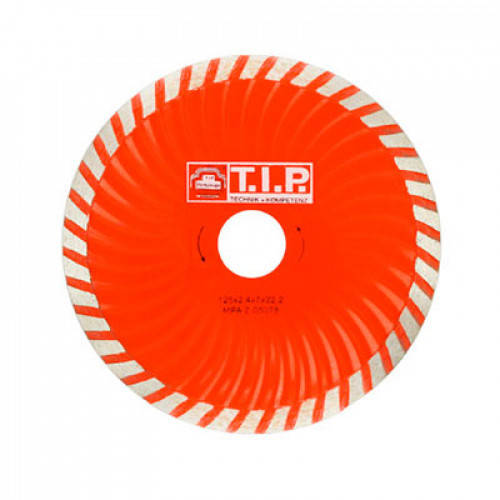 

Алмазный отрезной круг по бетону T.I.P. D125 турбоволна