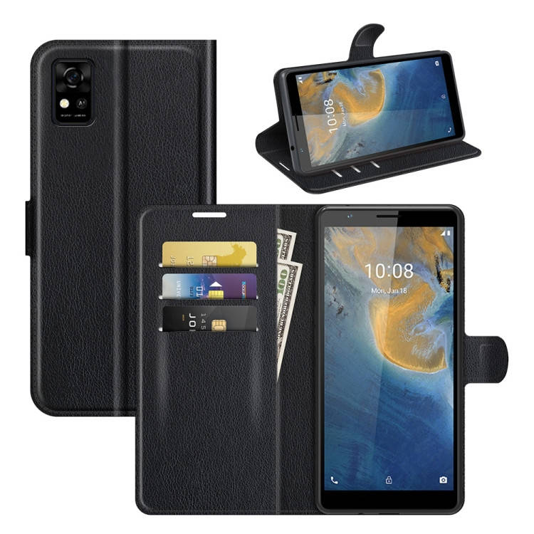 

Чехол-книжка Litchie Wallet для ZTE Blade A31 Black, Черный