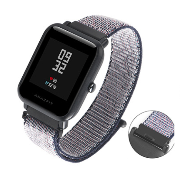 

Ремешок SIKAI нейлоновый для Xiaomi AMAZFIT Bip / 20мм Milan Nylon Loop на липучке