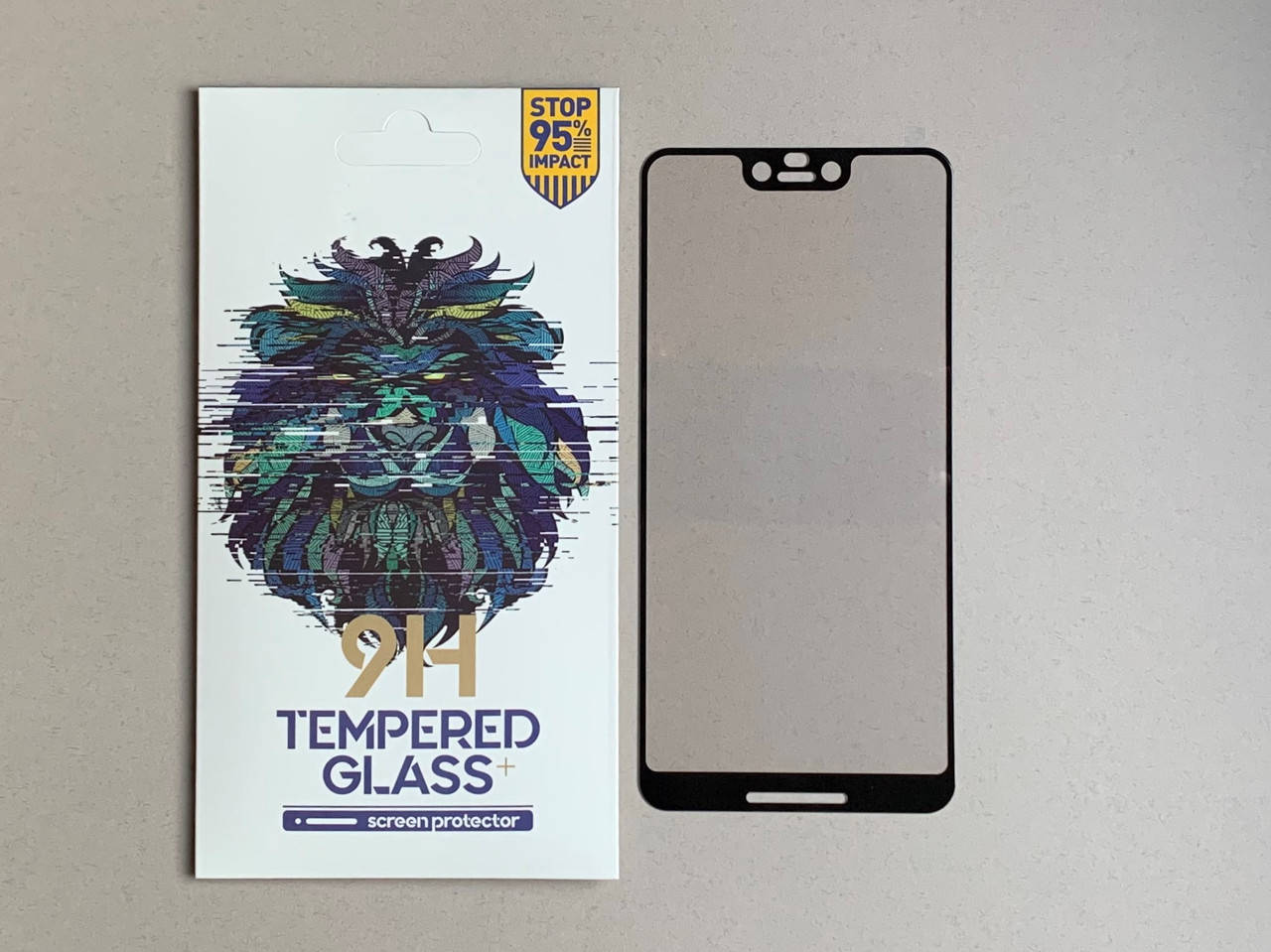 

Google Pixel 3 XL защитное 3D стекло высочайшего качества на весь экран с рамкой чёрного цвета, Черный