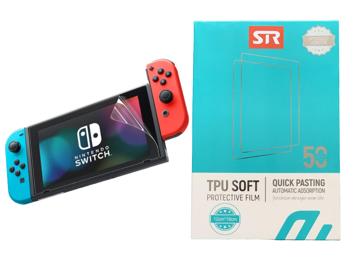 

Гидрогелевая пленка на экран STR Nintendo Switch Lite - Прозрачная