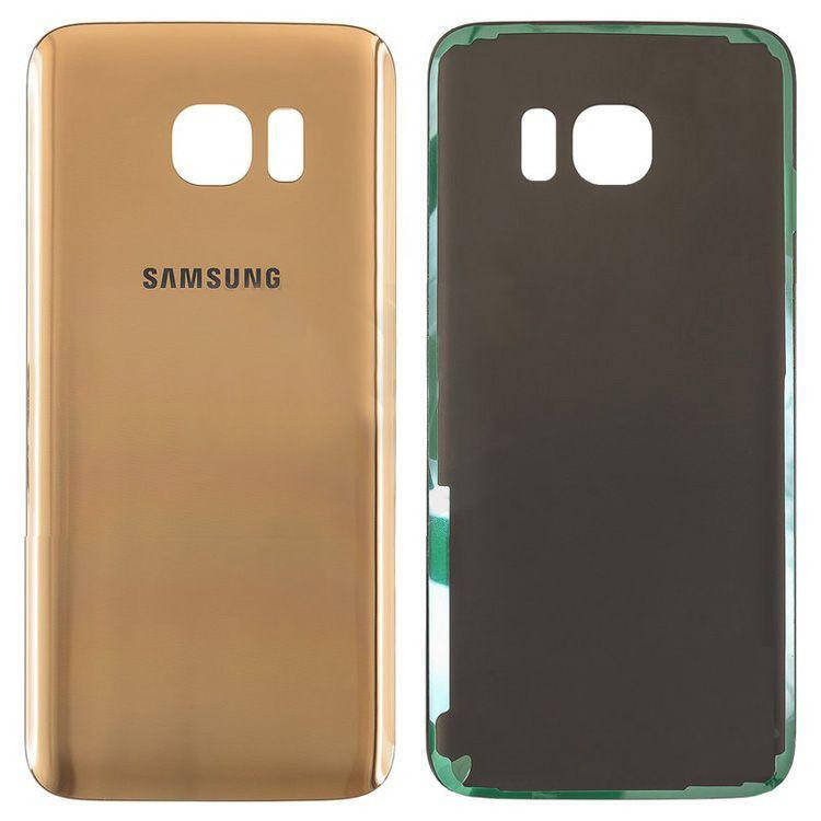 

Крышка корпуса Samsung G935F Galaxy S7 Edge,золотая, Золотистый