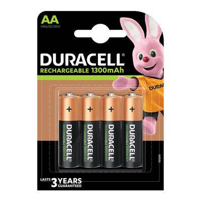 

Аккумуляторы Duracell HR6 (AA) 1300 mAh уп. 4шт.