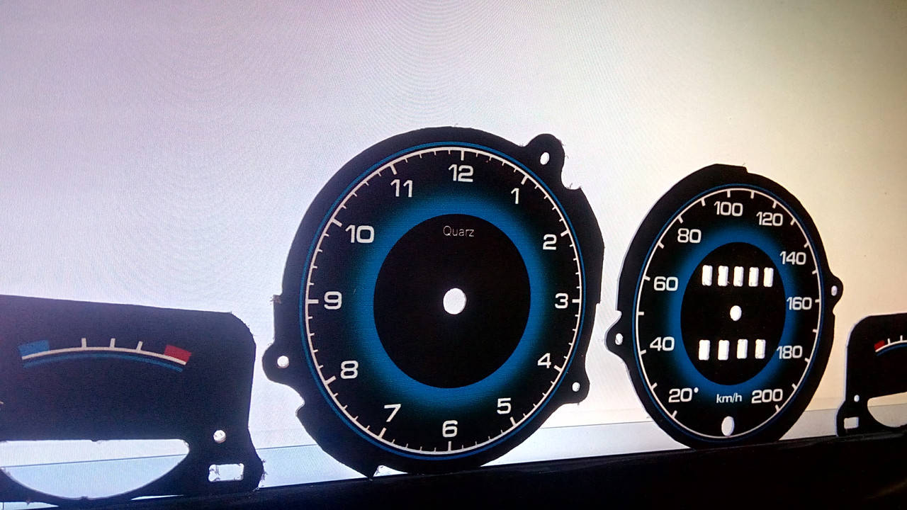 

Шкалы приборов Opel Record 1979