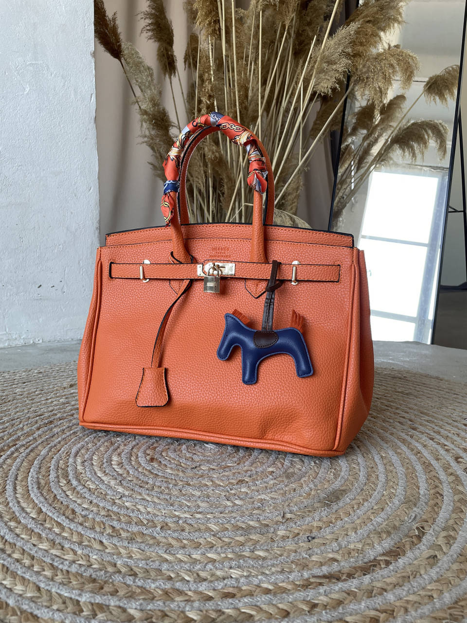 

Сумка Женская Hermes Birkin Orange Оранжевого Цвета, Оранжевый