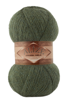 

Пряжа Angora gold simli-131
