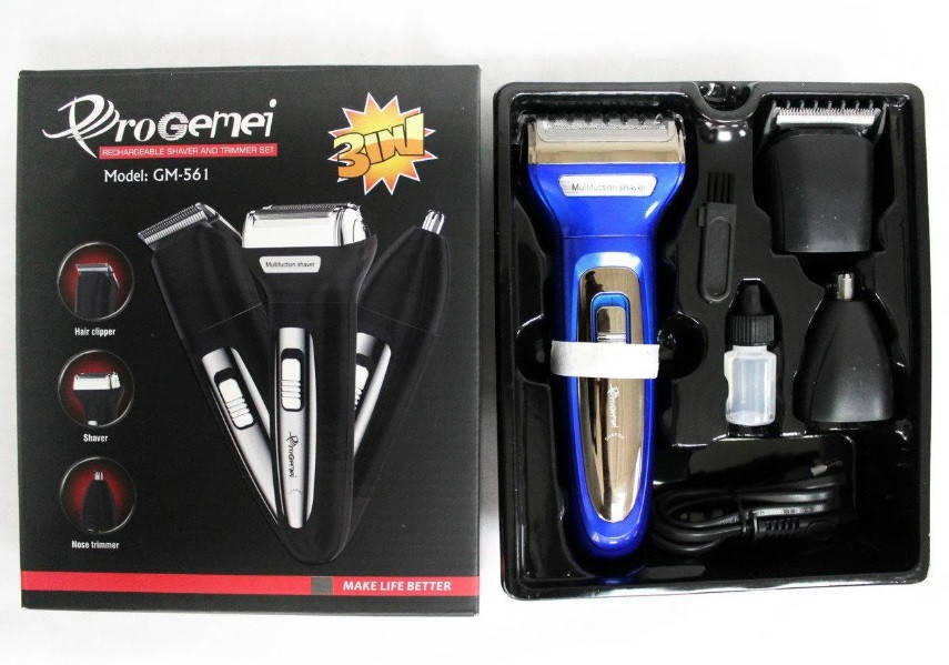

Триммер машинка для стрижки 3 в 1 Gemei GM-561
