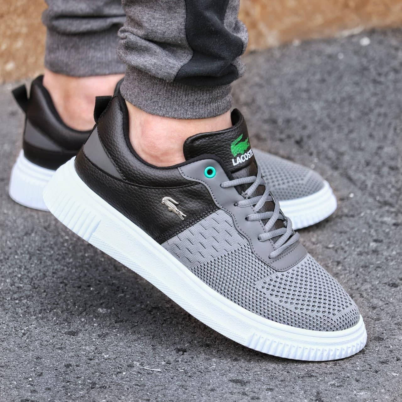 

Мужские кроссовки Лакоста Dark Grey, Серый