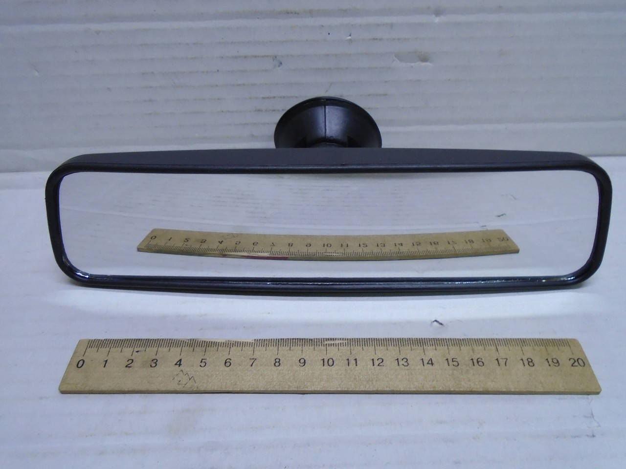 Зеркало на присоске в салон объемное сферическое 250мм