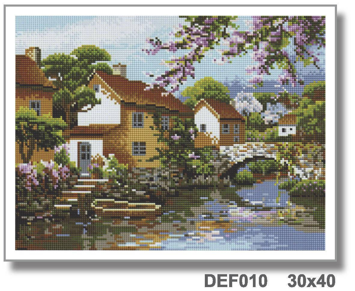 

Алмазна мозаїка "Будинки" 30*40 см