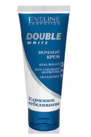 

Крем для лица ночной 3в1 Отбеливающий 75 мл. Eveline Double White Эвелин