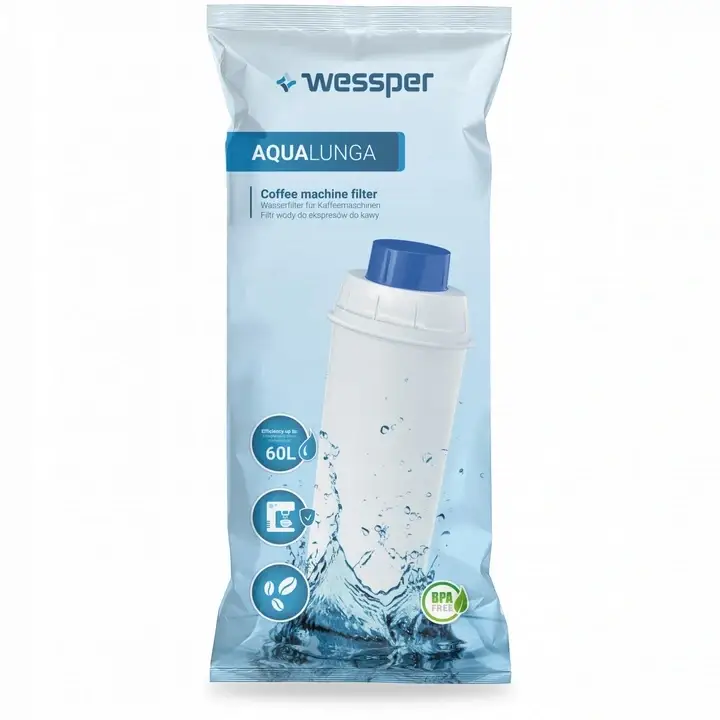 

Фильтр воды Wessper AquaLunga DLSC002 для кофемашин Delonghi (5513292811)