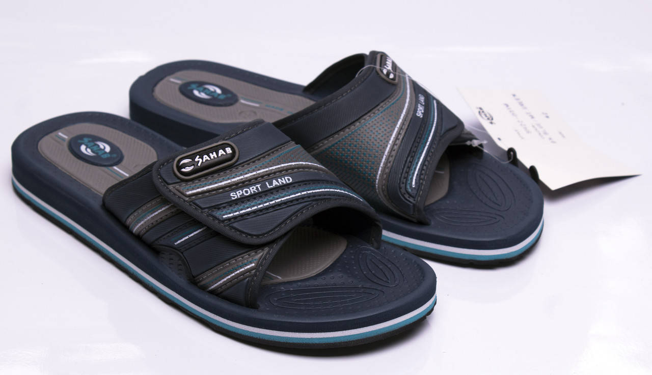 

Шлепанцы Сахаб мужские на липучке Мурена Sahab 46, Индиго