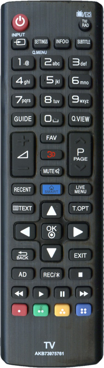 

Пульт ду lg AKB73975761