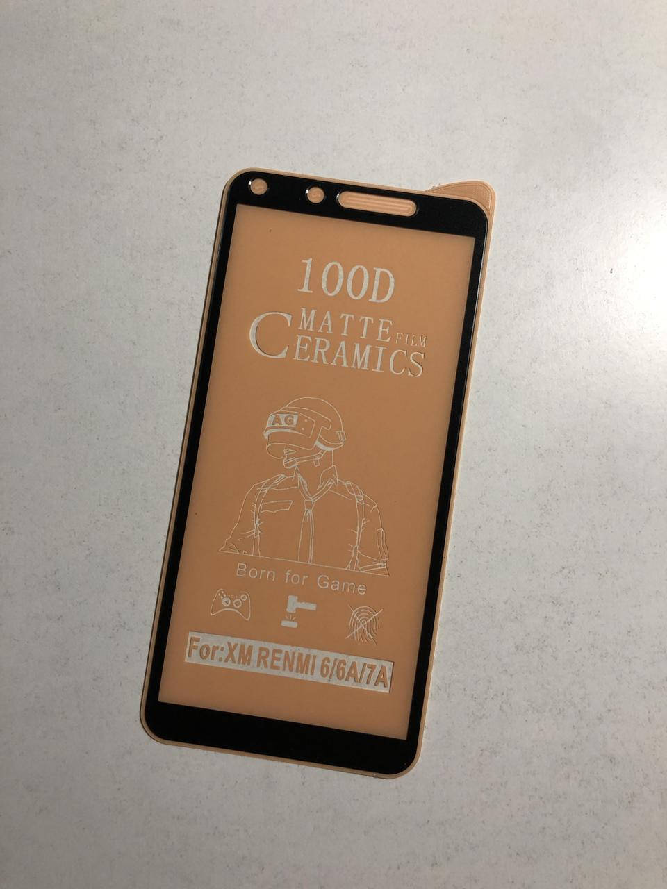 

Защитное стекло для Xiaomi Redmi 6/ Xiaomi Redmi 6A на весь экран Керамика, Прозрачный