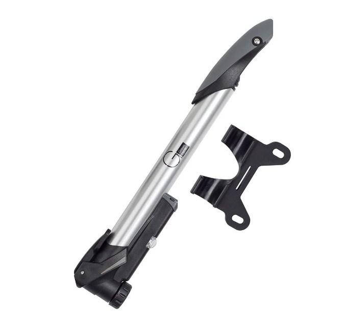 

Насос Green Cycle GPM-294P AL з манометром, presta+schrader, двосторонній 100psi