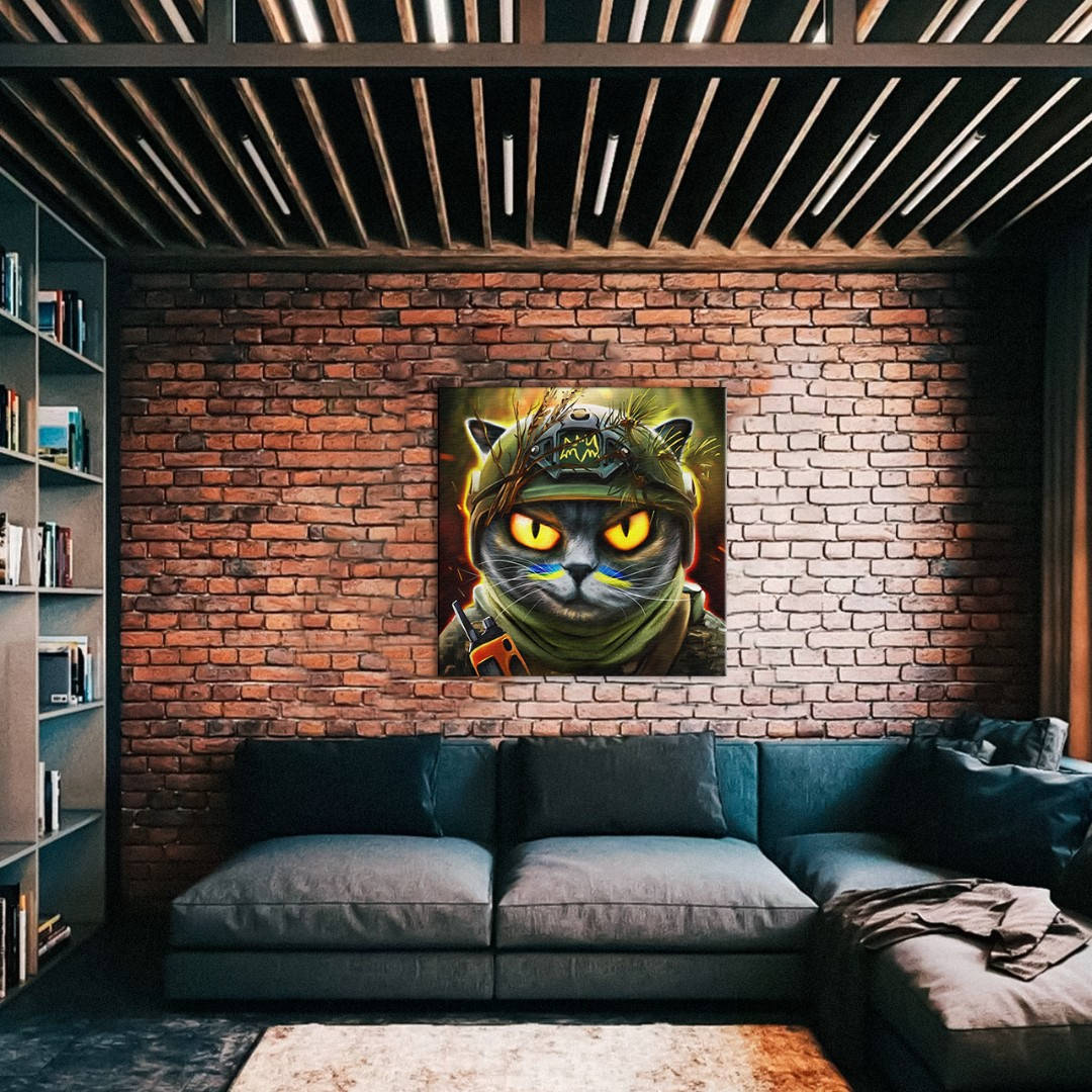 

Картина по номерам Котик разведчик 30х30 ©Марианна Пащук