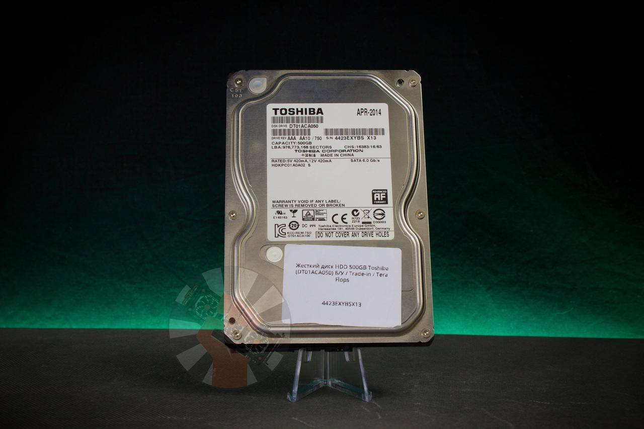 

Жёсткий диск HDD Toshiba 500GB (DT01ACA050) Б/У