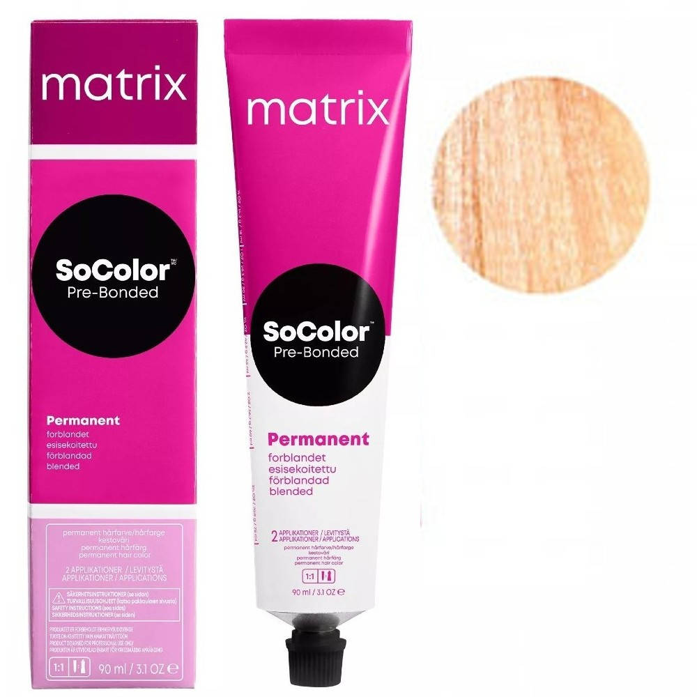 

Краска для волос Socolor.beauty Matrix 9W теплый очень светлый блондин 90 мл.