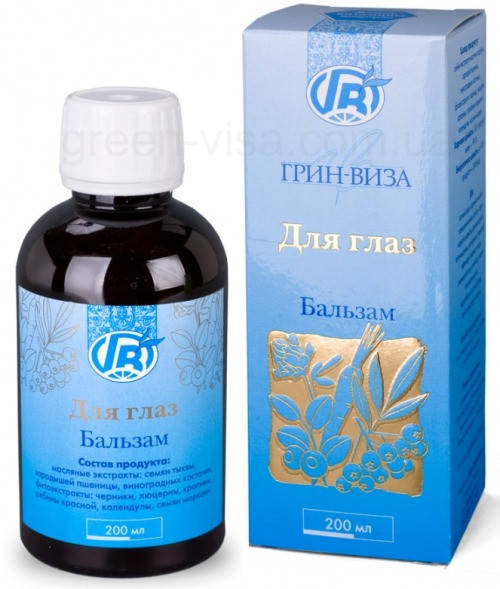 

Для глаз - Фитобальзам