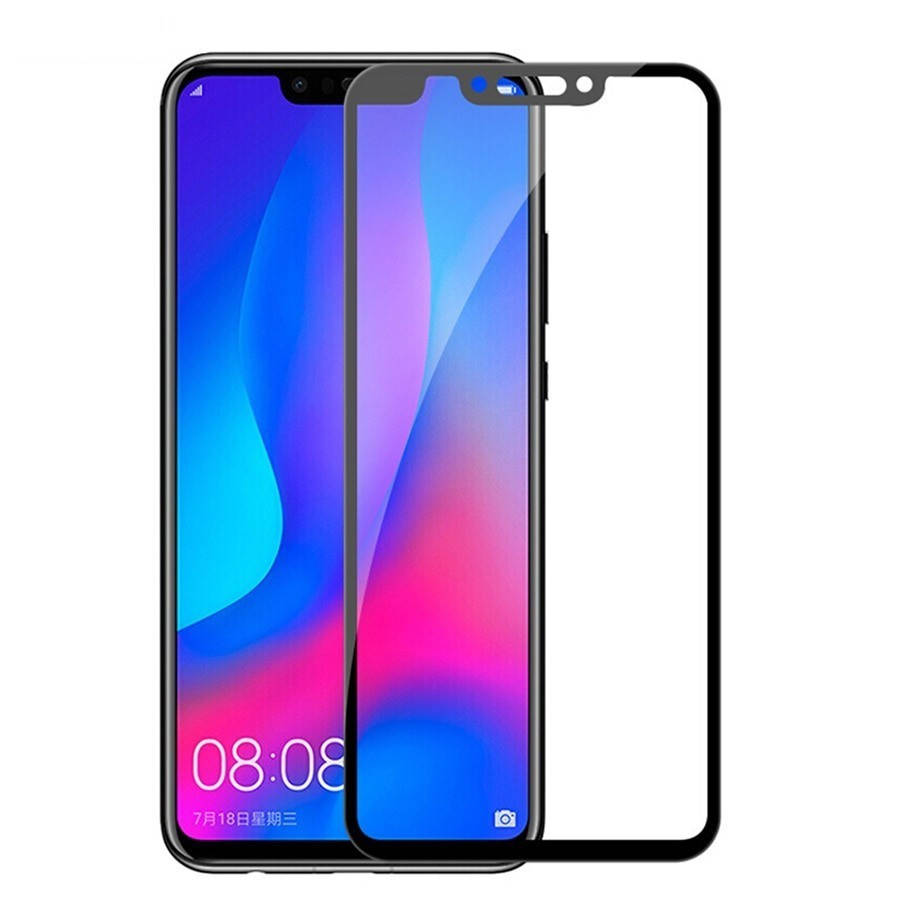 

5D стекло Huawei P Smart Plus (Защитное Full Glue) (Хуавей П Р Смарт Плюс), Черный