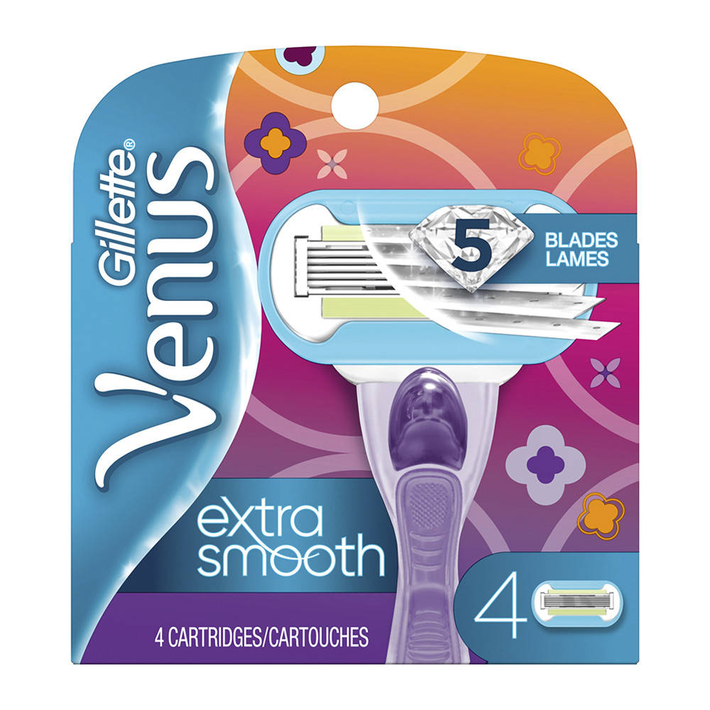 

Сменные картриджи Gillette Venus 5 Extra Smooth 4 шт (047400001374)