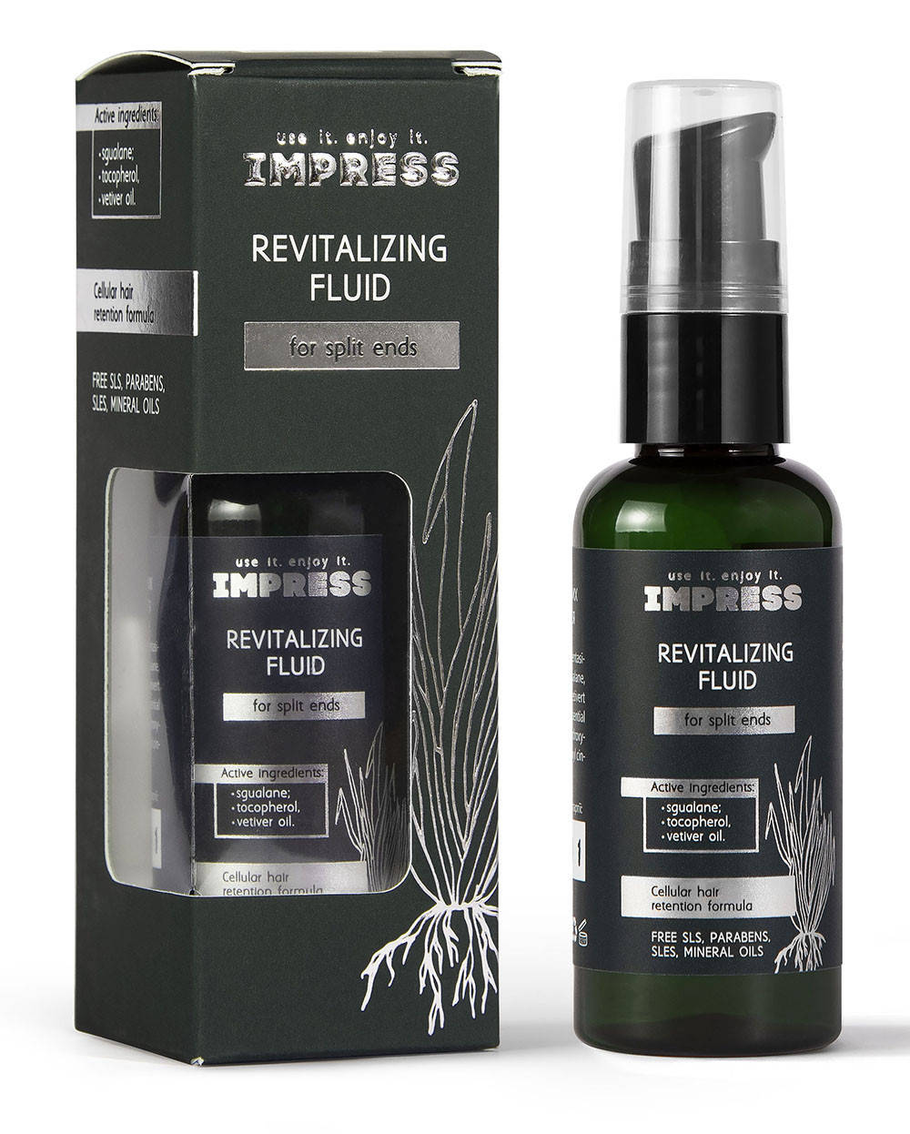 

Флюид для поврежденных кончиков волос Impress Revitalizing 50 мл (13834Gu)