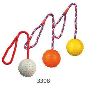 

Trixie TX-3308 Мяч резиновый на веревке д7 см/30см