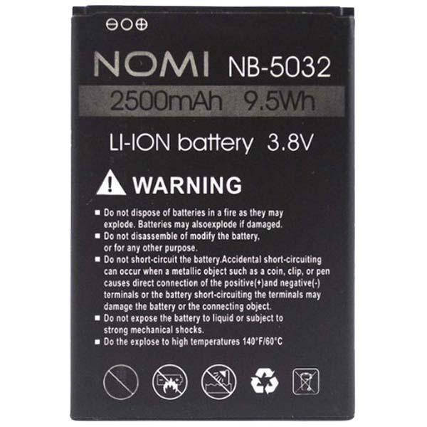 

Аккумулятор Nomi NB-5032 для i5032 Evo X2 оригинал