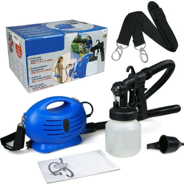 

Краскопульт Paint zoom, Краскопульт электрический, Краскораспылитель Пейнт Зум, Прибор для покраски