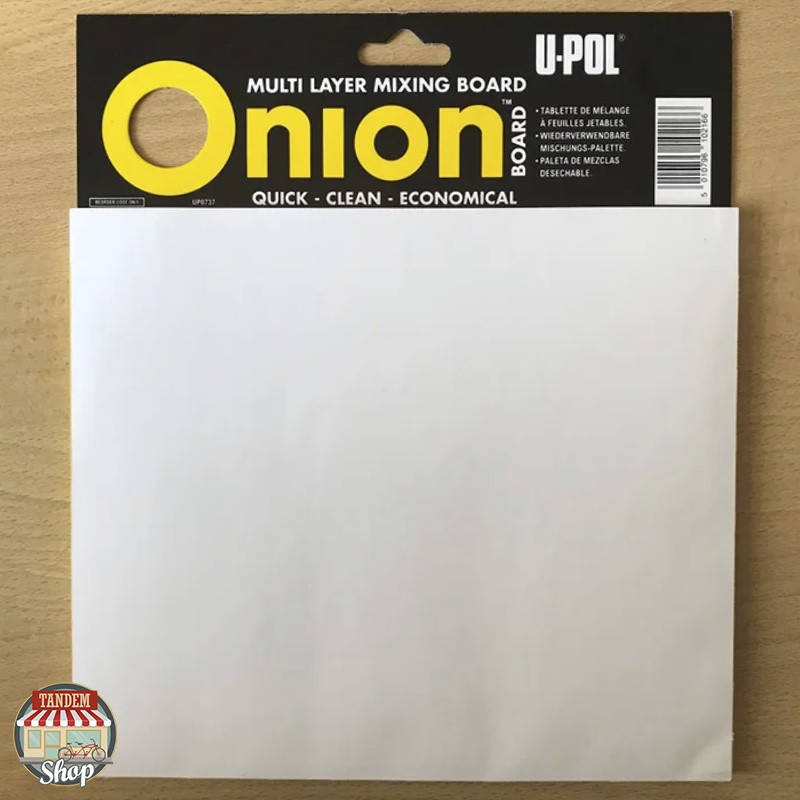 

Палитра многослойная (100 листов) для смешивания шпаклёвки U-POL Onion Board