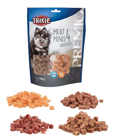 

Trixie TX-31852 Premio 4 Meat Minis 400 гр - лакомство 4 вкуса для собак